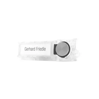 Bouton Maître Acier, Simplebus/Vip, Led Blanc Réglable, Pour Plaques 2,5 Mm