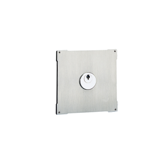 Série Vandalcom - Module PTT, acier inox 316, épaisseur 2,5 mm, clé prévue