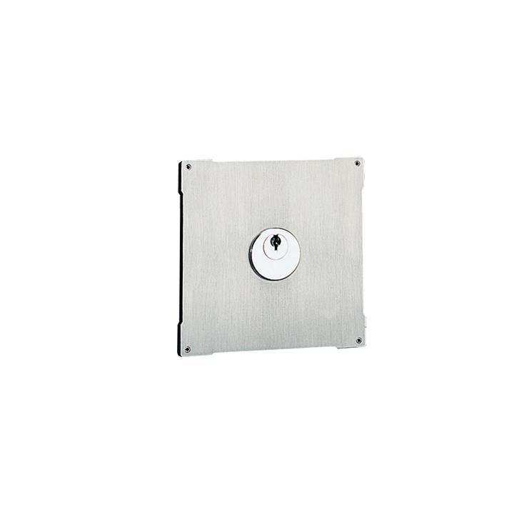 Série Vandalcom - Module PTT, acier inox 316, épaisseur 2,5 mm, clé prévue