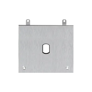 Façade Inox Pour Lecteur Vigik, 1 Colonne. Compatible Installations D'Accès