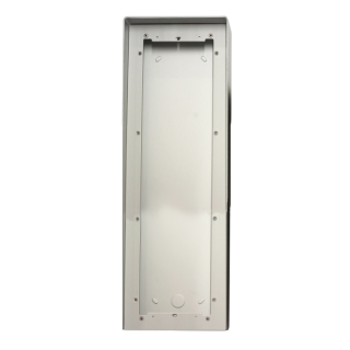 Série Ikall - Boîtier pluie aluminium anodisé 4 modules verticaux 154x422x85mm