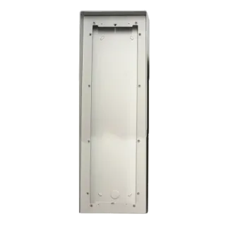 Série Ikall - Boîtier Pluie Aluminium Anodisé 4 Modules Verticaux 154X422X85Mm