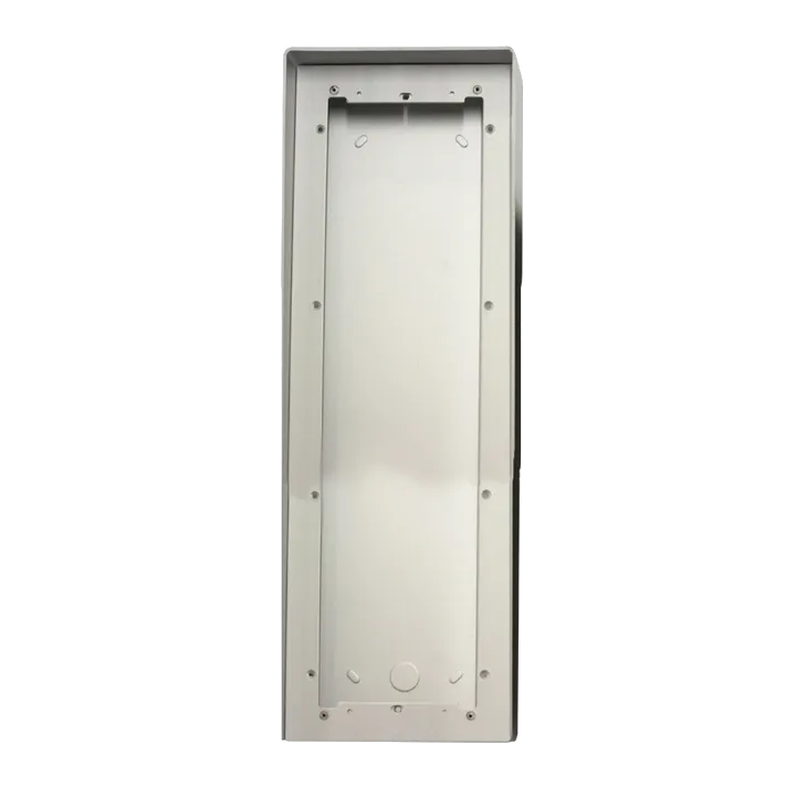 Série Ikall - Boîtier Pluie Aluminium Anodisé 4 Modules Verticaux 154X422X85Mm