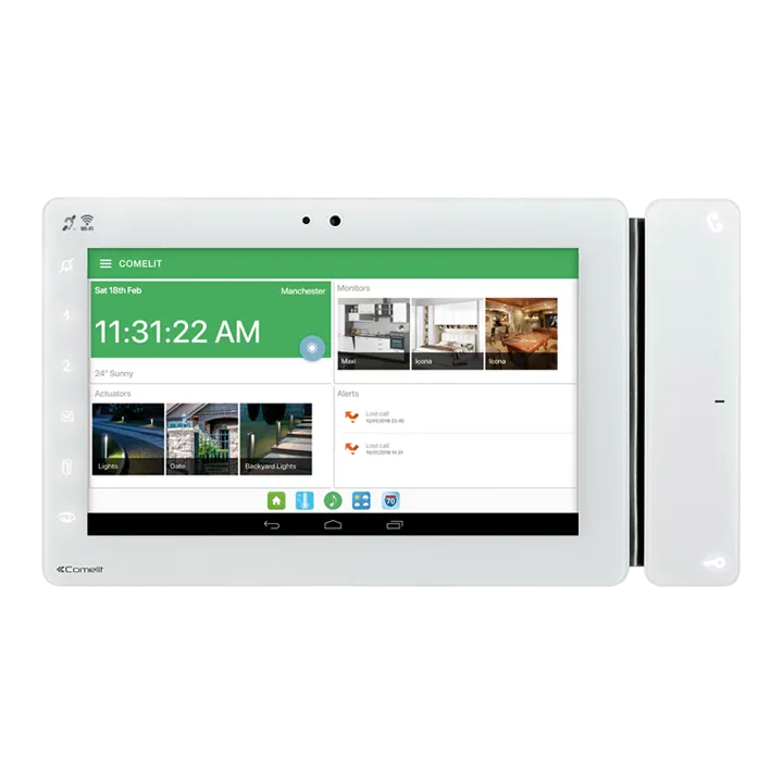 Série Maxi Android - Écran 7" 16:9, Android, Wi-Fi, Apps Comelit Certifiées