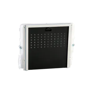 Série Ikall - Module Sans Bouton Pour Unité Audio, Façade Noire