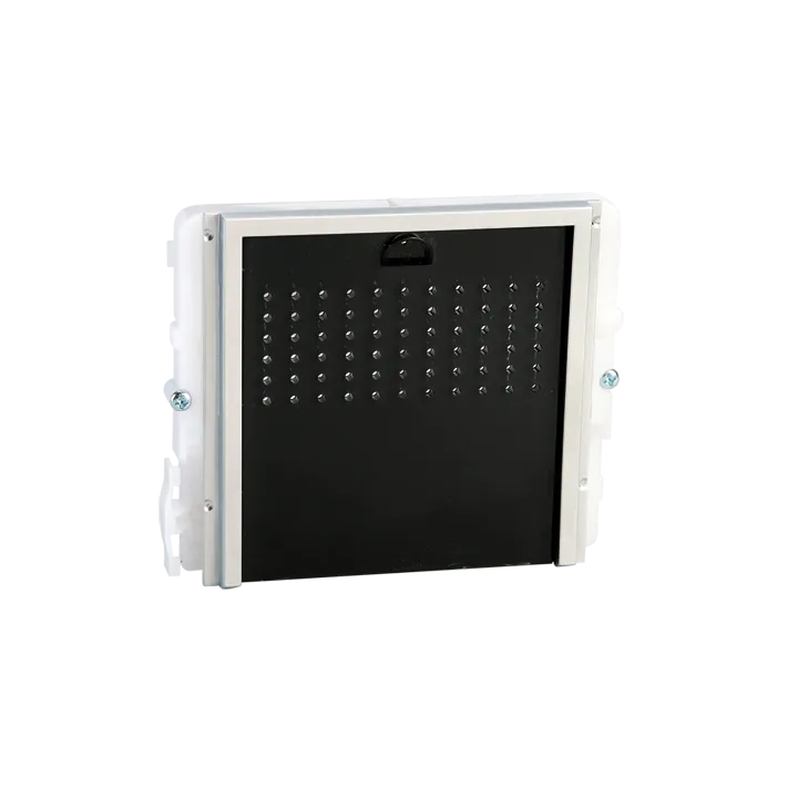 Série Ikall - Module Sans Bouton Pour Unité Audio, Façade Noire