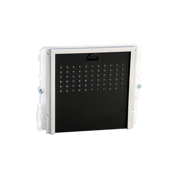 Série Ikall - Module Sans Bouton Pour Unité Audio, Façade Noire