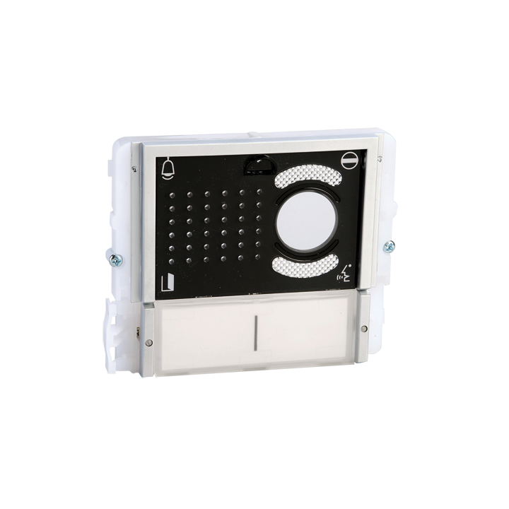 Série Ikall - Module 2 Boutons Pour Audio/Vidéo, Masque Noir, Led