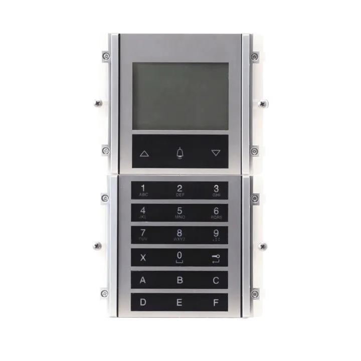 Série Ikall Metal - Module Appel Digital, Simplebus 2 Et Vip, Écran Lcd, 21