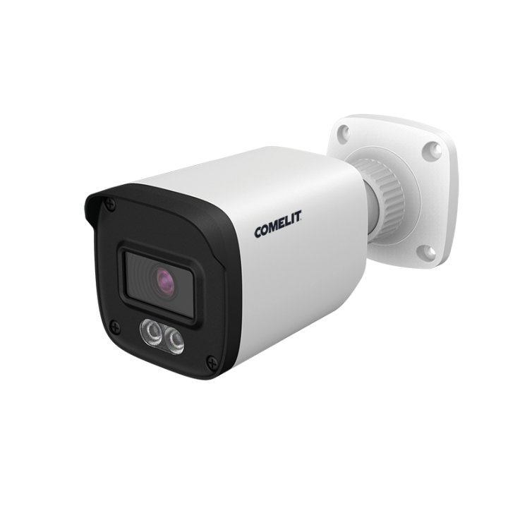 Série Next - Caméra Ahd Bullet 4Mp, Optique Fixe 3,6 Mm, Led Blanche 20 M, Ip67