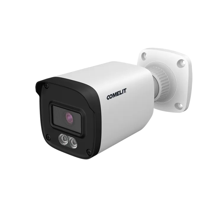Série Next - Caméra Ahd Bullet 4Mp, Optique Fixe 3,6 Mm, Led Blanche 20 M, Ip67