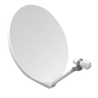 Kit Parabole Fibre 65Cm + Lnb Universel.
