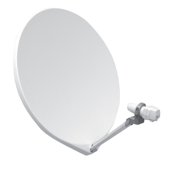 Kit Parabole Fibre 65Cm + Lnb Universel.