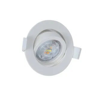 Spoty Encastré Led Blc 5W 3-4-6000K 490Lm 38°