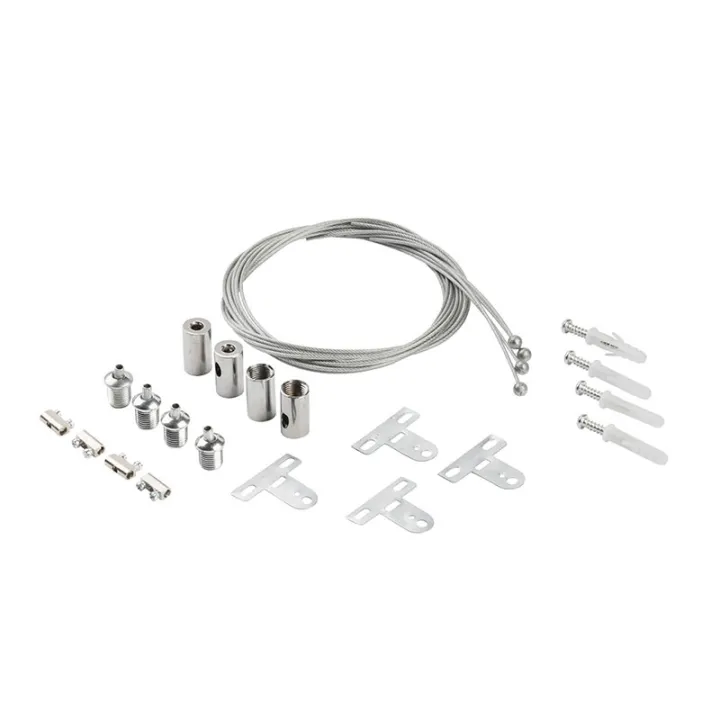 Accessoires Dalle - Ledflat Kit Suspension 60X60 4 Filins 2M