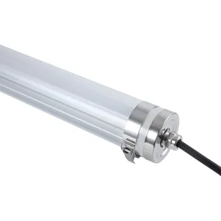 Reglette Etanche Koursk Iii 70 Opal 1200Mm 28W 2900K-Irc80-Ip67-Ik10-3950Lm