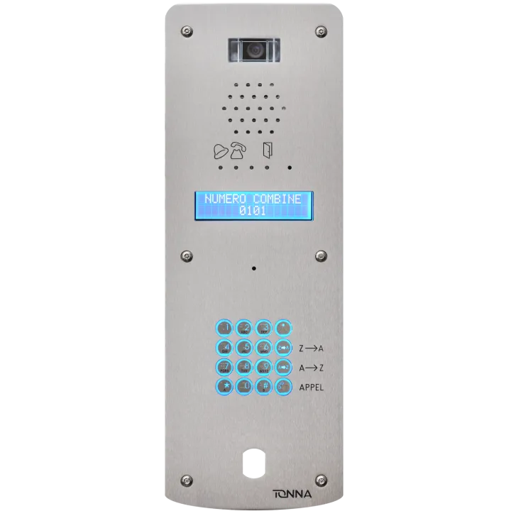 Platine De Rue Serenite B2F Gsm-Interphonie Vidéo Avec Afficheur- Clavier À Code