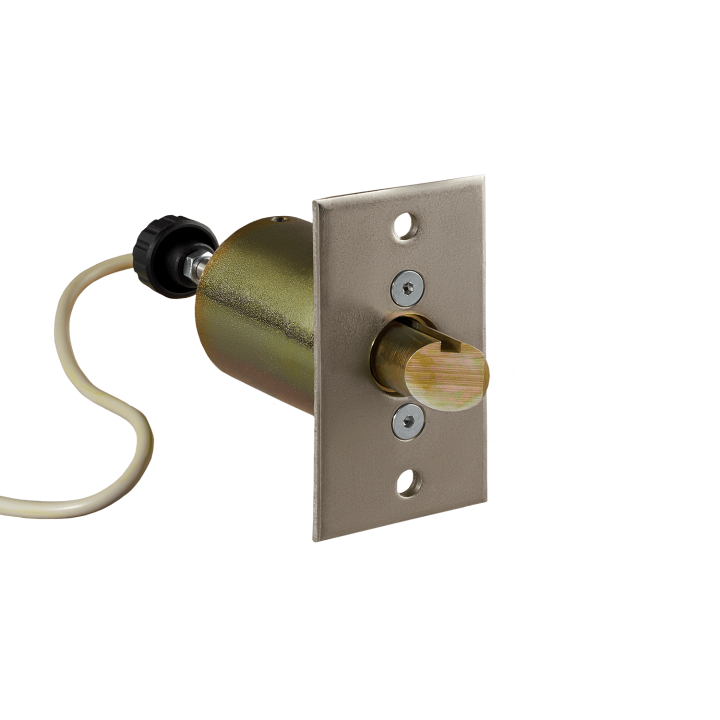 VSR40-55 spécial GMR - Verrou de sécurité - Verrouillage hors tension - pêne biseauté, OR90°G - 12VCC - 800daN - Horizontal