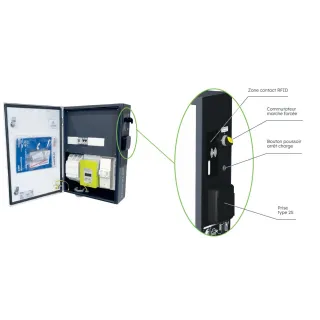 Armoire Parkbox 7 Monophasée Avec Prise Type 2S