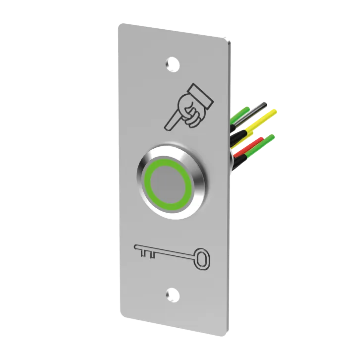Bouton Poussoir Inox 19 Mm Vert/Blanc No+Nc + Pbp19_3