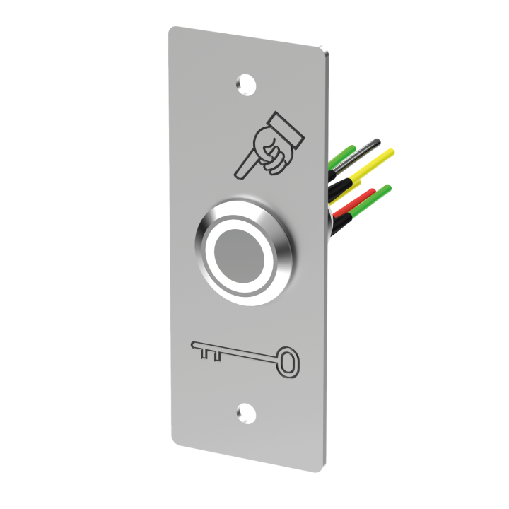 Bouton Poussoir Inox 19 Mm Vert/Blanc No+Nc + Pbp19_3