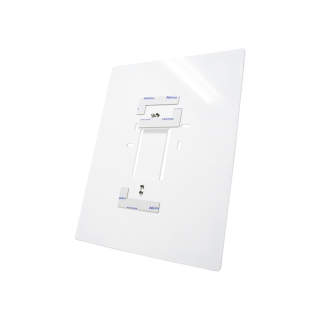 Série Mini - Plaque Adaptation Pour Remplacement Icona/Planux/Smart, Blanc