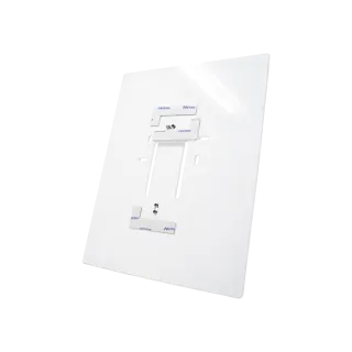 Série Mini - Plaque Adaptation Pour Remplacement Icona/Planux/Smart, Blanc