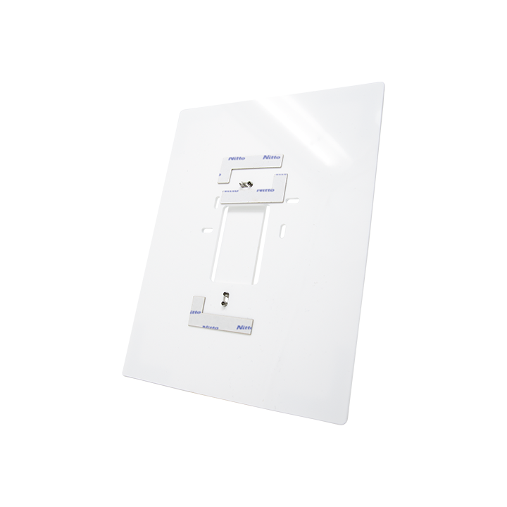 Série Mini - Plaque Adaptation Pour Remplacement Icona/Planux/Smart, Blanc
