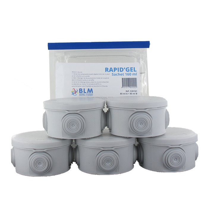Kit 5 Btes 515209 + 5 Rapid'Gel 160 Ml
