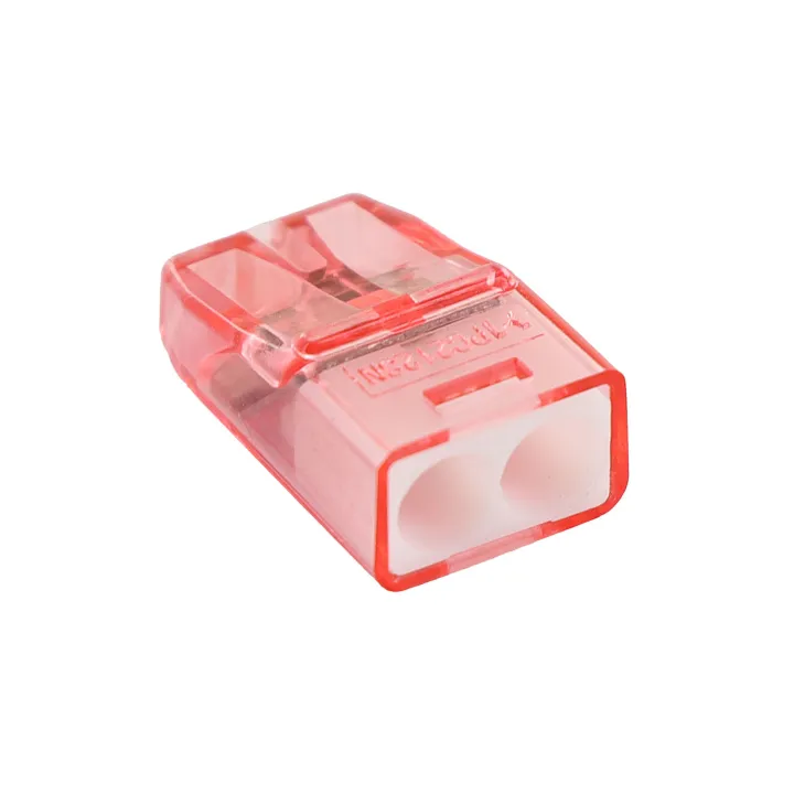Boîte De Connecteurs Miniconnex 2 Entrées Rouge