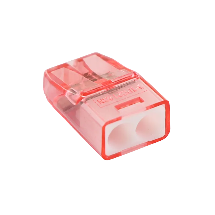 Boîte De Connecteurs Miniconnex 2 Entrées Rouge