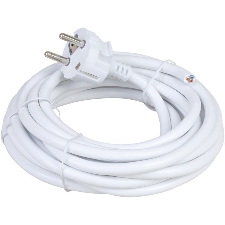 Cordon 3x1.5²  5m blanc