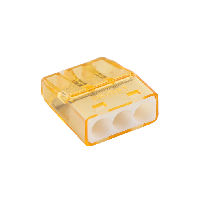 Boîte De Connecteurs Miniconnex 3 Entrées Orange