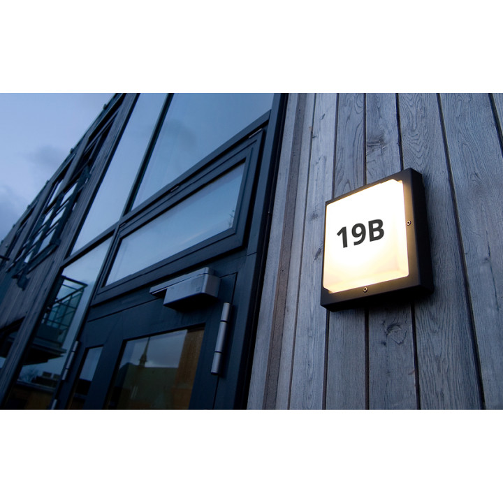 Bassi Hublot Carré Noir E27 Classe I Ip65