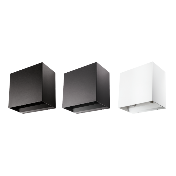 Artes Midi Noir Applique 1030Lm 3000K Ra-80 Coupure De Phase Descendante