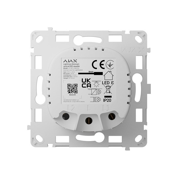 [91249.255.WH1] Light Core (Dimmer) - Mécanisme pour variateur de lumière BLANC