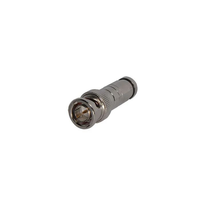 Connecteur BNC à compression pour câble KX8. Installation fiable et durable.