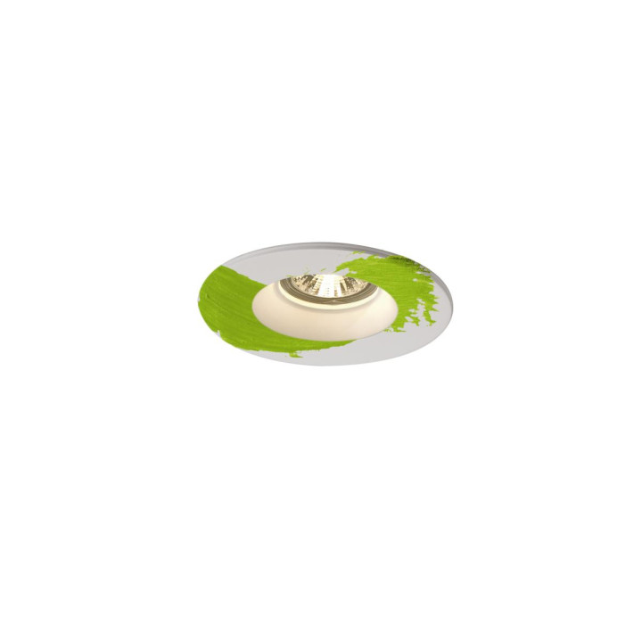 Plastra, Encastré, Gu10, Rond, Plâtre, 35W Max.