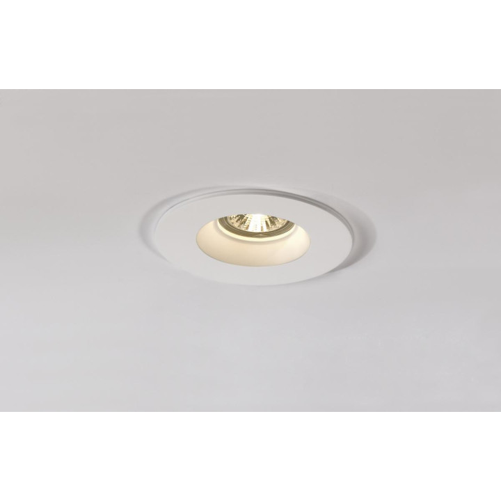 Plastra, Encastré, Gu10, Rond, Plâtre, 35W Max.