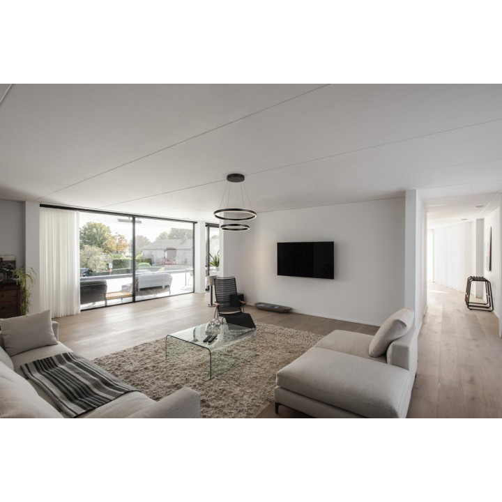 One Double, Suspension Led, Intérieur, Up/Down, Noir, Led, 35W
