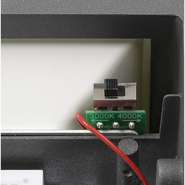 Sitra Cube Applique Ext L Up/Down Anthracite Led 24W 3000K/4000K Ip65 Cct Switch