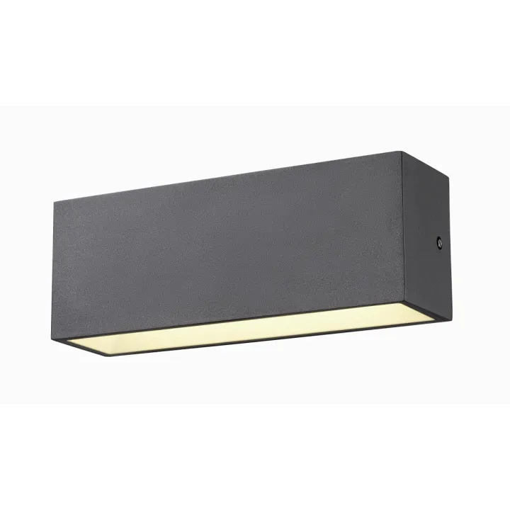Sitra Cube Applique Ext L Up/Down Anthracite Led 24W 3000K/4000K Ip65 Cct Switch