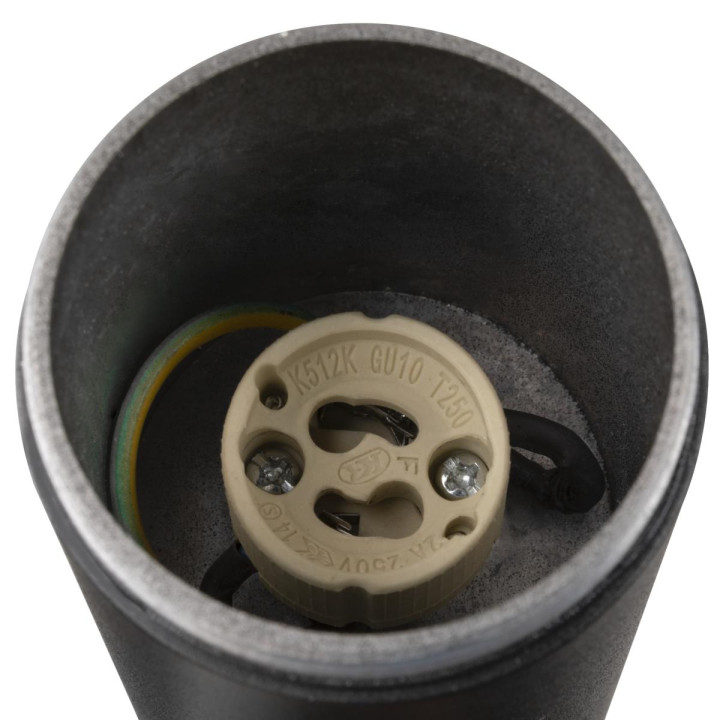 Applique En Saillie S-Tube 32, Borne, Extérieur, Gu10, 10W, Noir