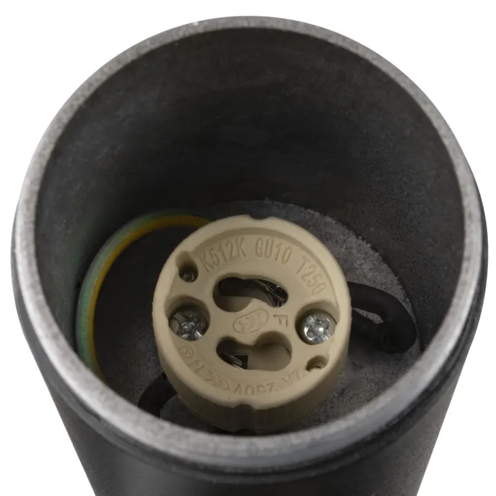 Applique En Saillie S-Tube 32, Borne, Extérieur, Gu10, 10W, Noir