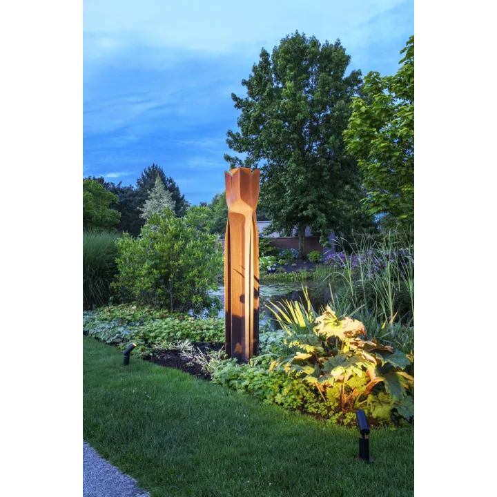 Applique En Saillie S-Tube 32, Borne, Extérieur, Gu10, 10W, Noir