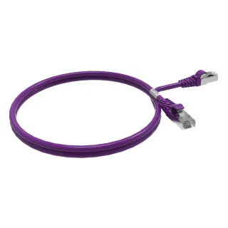 CORDON RJ45 CAT6A SFTP 100 OHMS LSOH VIOLET LG 1M*