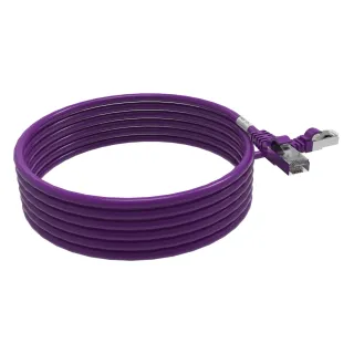 CORDON RJ45 CAT6A SFTP 100 OHMS LSOH VIOLET LG 3M*
