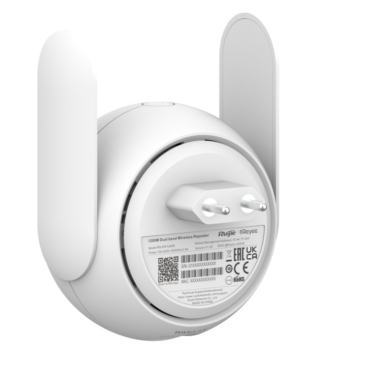 Extension Wi-Fi Maillée Double Bande 1 200 Mbps, Prise Murale, 8