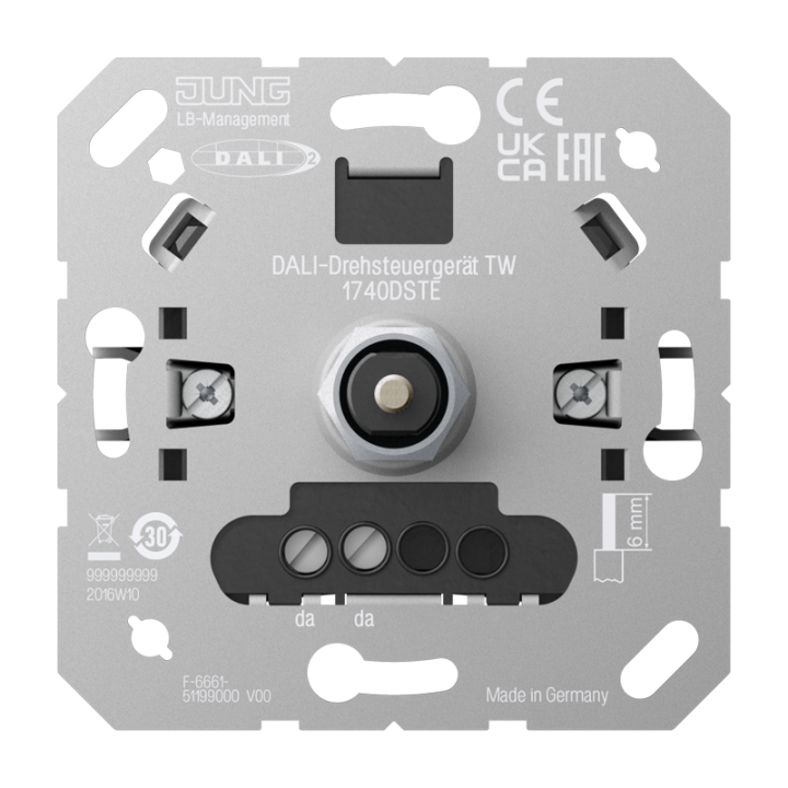 Potentiomètre DALI TW / JUNG HOME - KNX RF