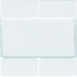 Enjoliveur gallery 4 boutons poussoirs KNX finition Pure